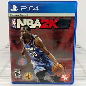NBA 2K15 PS4 Basketball Game Kevin Durant CIB Playstation 4 2014 League Career